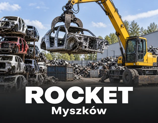 Skup Złomowanie samochodów Śląsk Myszków ROCKET Pomoc Drogowa 24/7